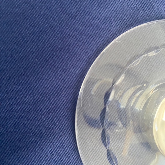 Set of 3 Hawkes Cut Crystal Patricia Water Goblet Wine Glasses - Picture 6 of 7